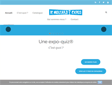 Tablet Screenshot of lemoutard-expos.fr